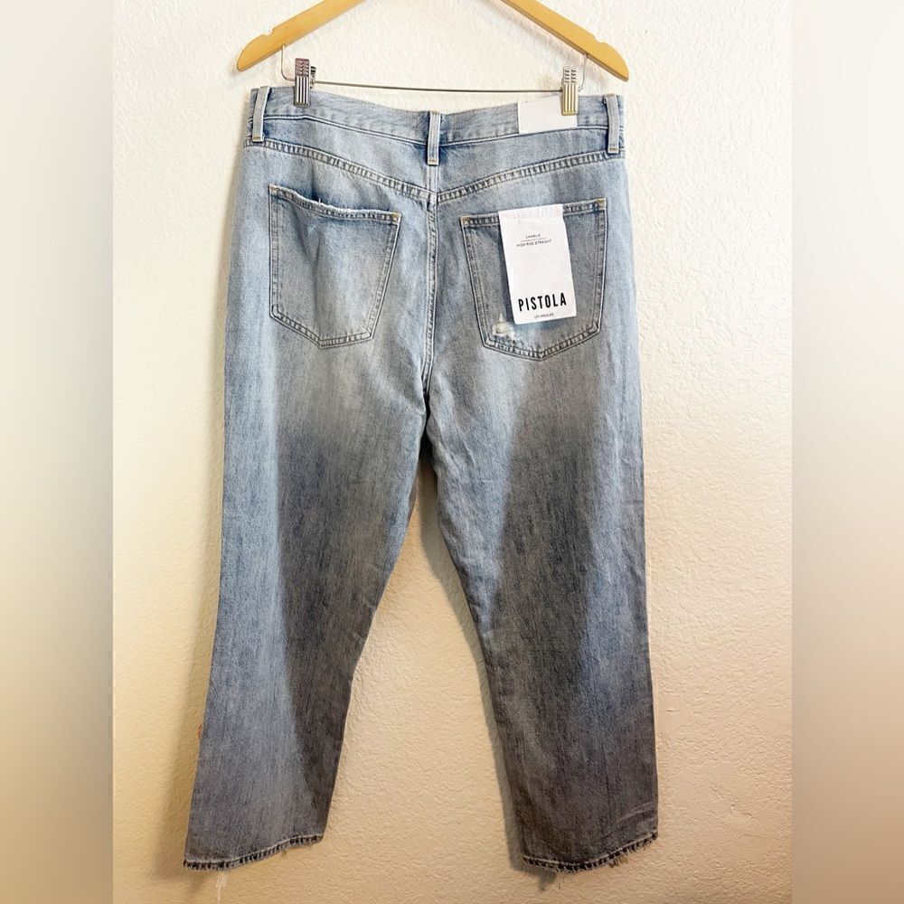 Pistola Charlie High Rise Straight Leg in Ruthless Size 32/14 NWT - Picture 4 of 9